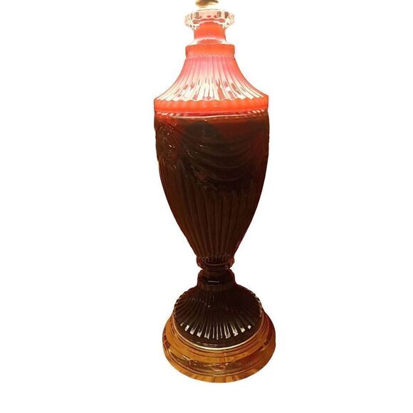 Vintage glass earn style lamp - Picture 3 of 11